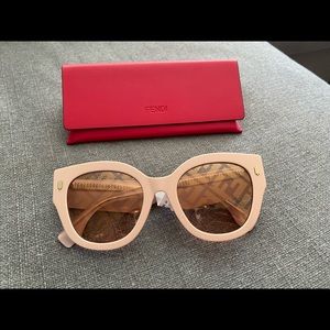Fendi blush sunglasses